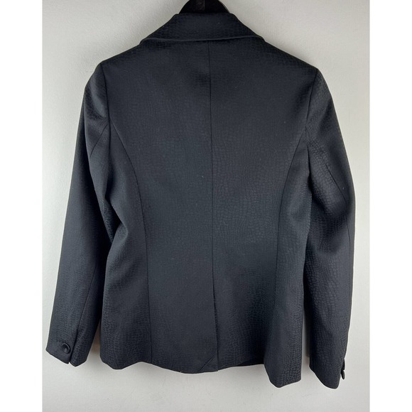 NWT RACHEL ZOE One Button Single Breasted Boyfriend Blazer Black $495 Wool Blend - Picture 5 of 7